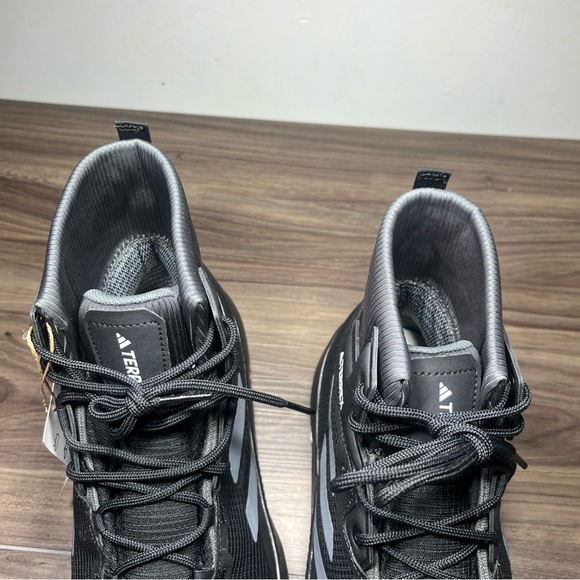 Adidas Terrex Mid Rain Ready Hiking Shoes Sz9.5 Black HQ3556 - Picture 10 of 10